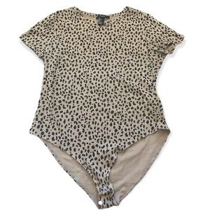 forever 21 animal print body suit